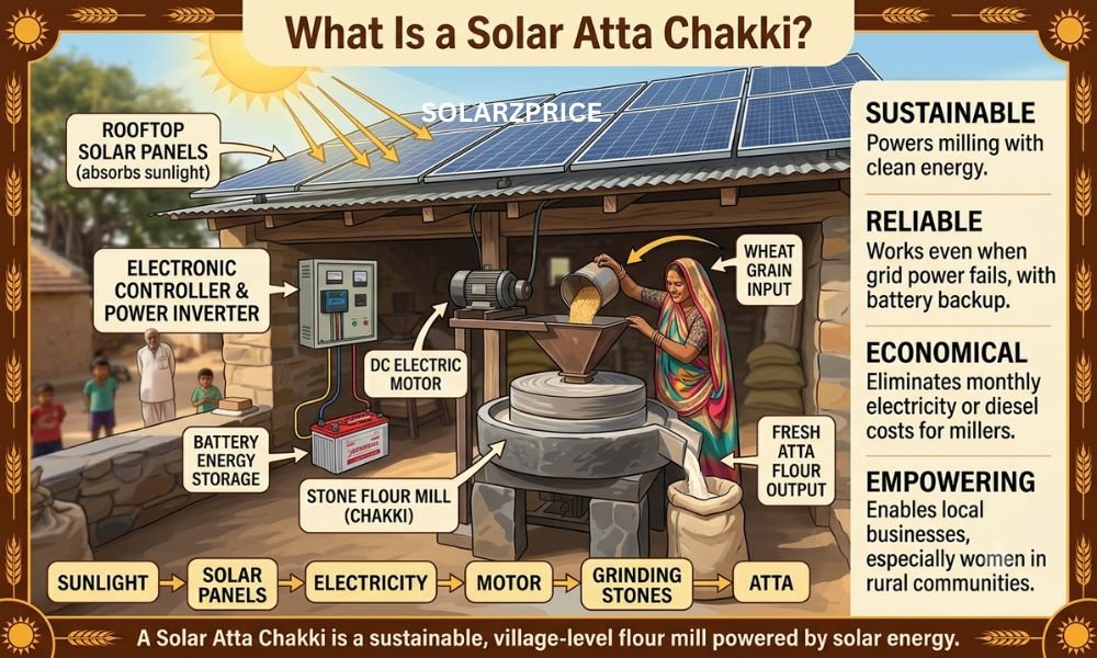 What Is a Solar Atta Chakki?