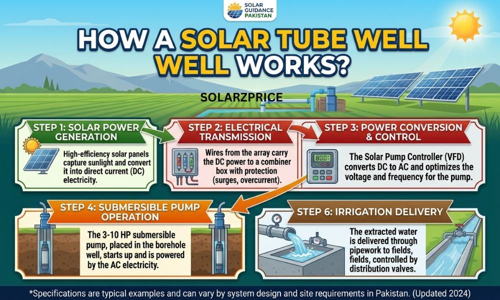 How a Solar Tube Well Works?