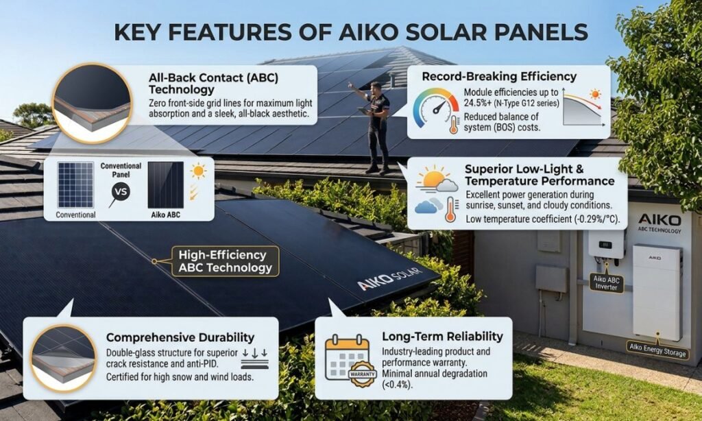 Key Features of Aiko Solar Panels