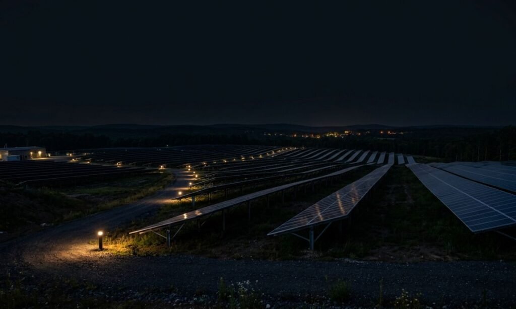 Night Solar Panels With No Sunlight