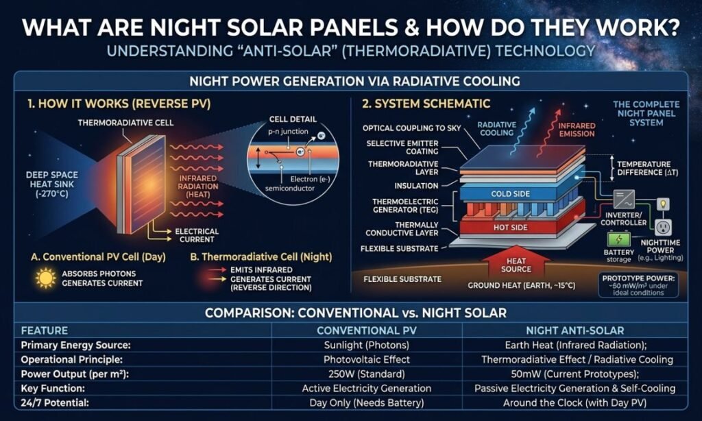 What Are Night Solar Panels & How Do They Work?