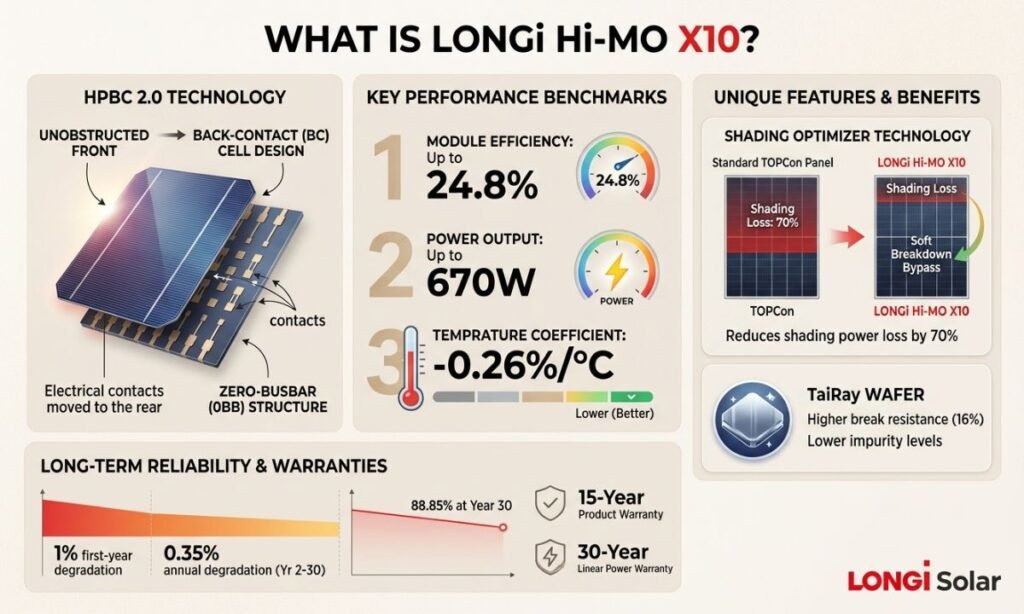 What is LONGi Hi-MO X10?