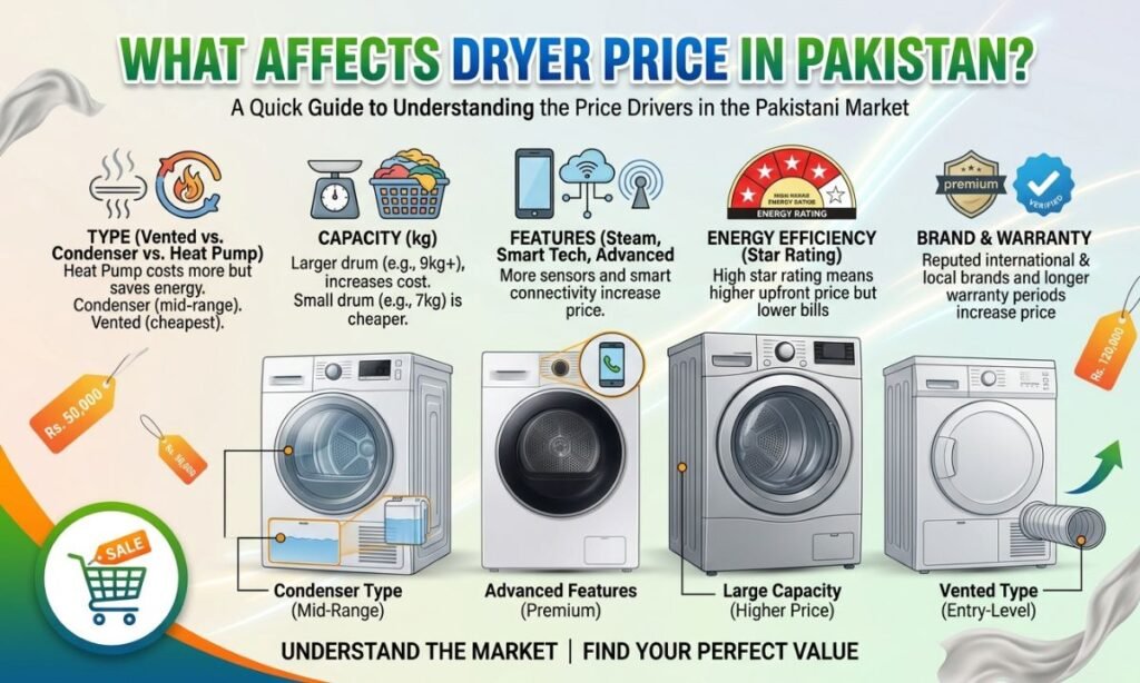 What Affects Dryer Price in Pakistan?
